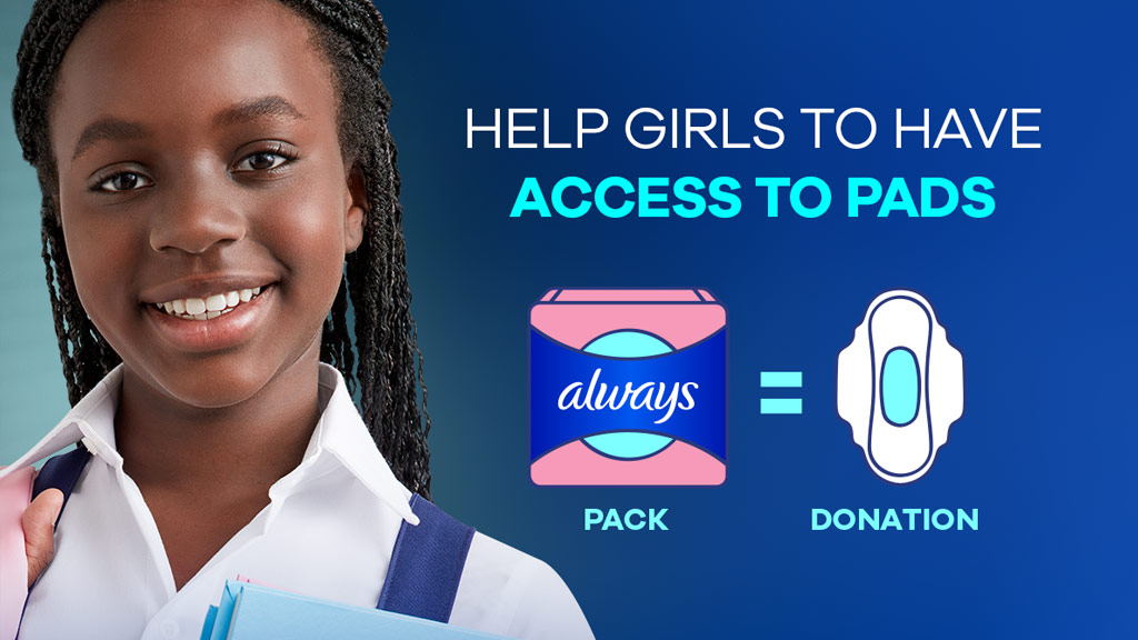 Always continues its mission to #EndPeriodPoverty