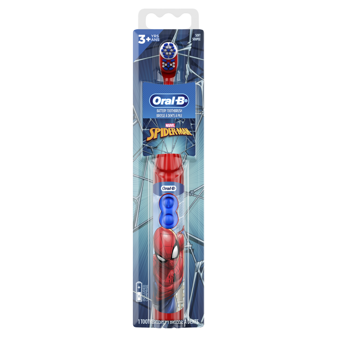 Oral-B Kids Battery Toothbrush Featuring Marvels Spiderman