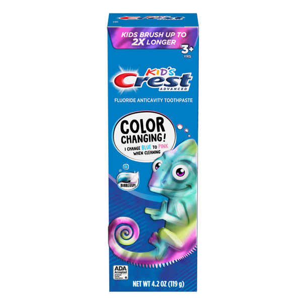 Crest Kids Advanced Color Changing Fluoride Toothpaste