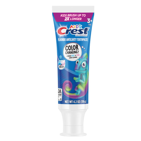 Crest Kids Advanced Color Changing Fluoride Toothpaste