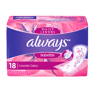 Always Daily  Liners Scented 