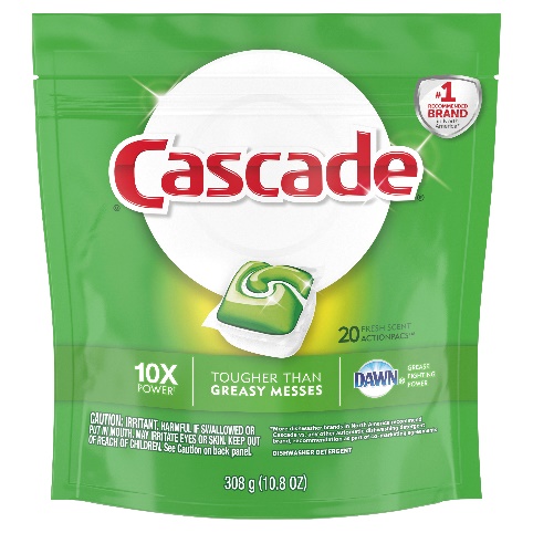 Cascade ACT PACS Lemon Scent 