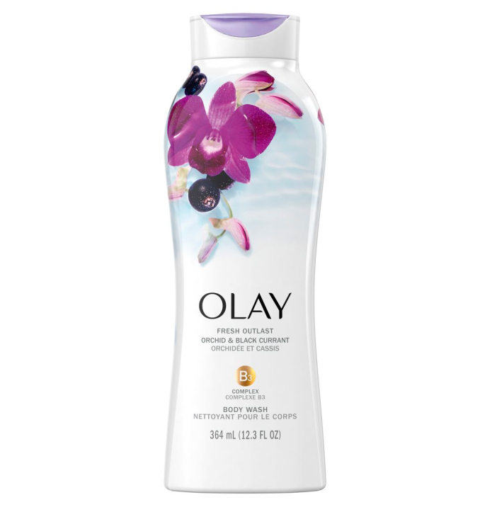 Olay Body Wash Orchid & Black Currant 