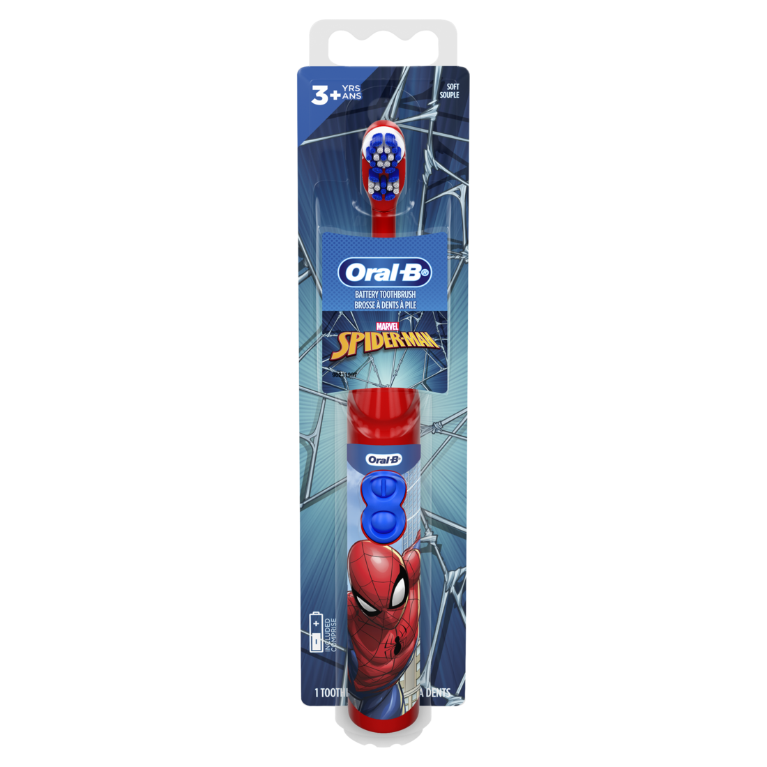 Oral-B Kids Battery Toothbrush Featuring Marvels Spiderman