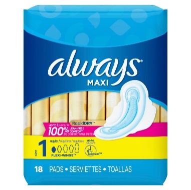 Always Maxi Regular with wing 