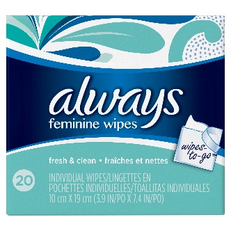 Always Feminine Wipes To Go