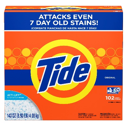 Tide HE Pwd Original 143oz