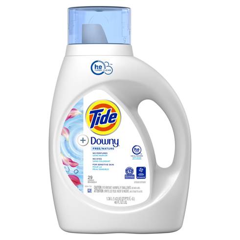 TIDE HE LIQ FREE W/DOWNY 46oz