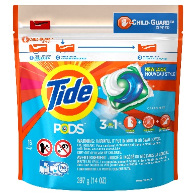 TIDE HE Liquid Pods Ocean Mist 16ct 