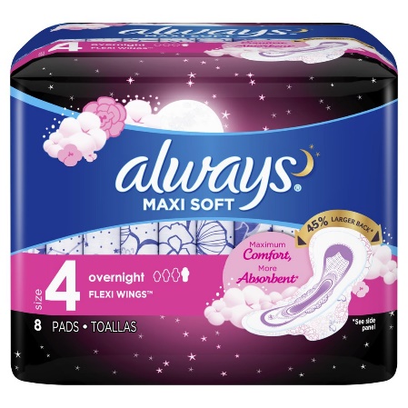 Always Maxi Soft Overnight 